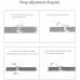 3Chome Metal Strap Compatible with Xiaomi Mi Band 6 / Mi Band 5/ Mi Band 4 / Mi Band 3, Smart Watch Wristbands Replacement Accessories 3Chome Metal Strap Compatible with Xiaomi Mi Band 6 / Mi Band 5/ Mi Band 4 / Mi Band 3, Smart Watch Wristbands Replacement Accessories